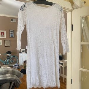 Brand New Never Worn DVF Lace Dres Size 2
